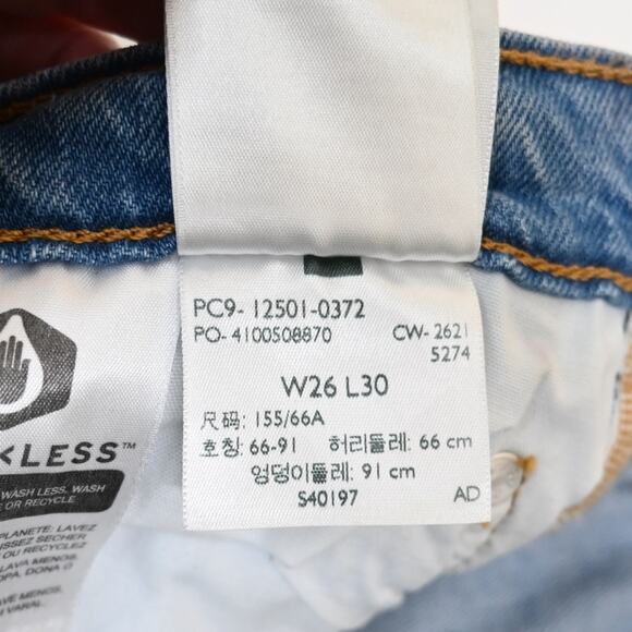 Levi's 501 Original Fit Womens 26x30 Button Fly Jean - Picture 10 of 10